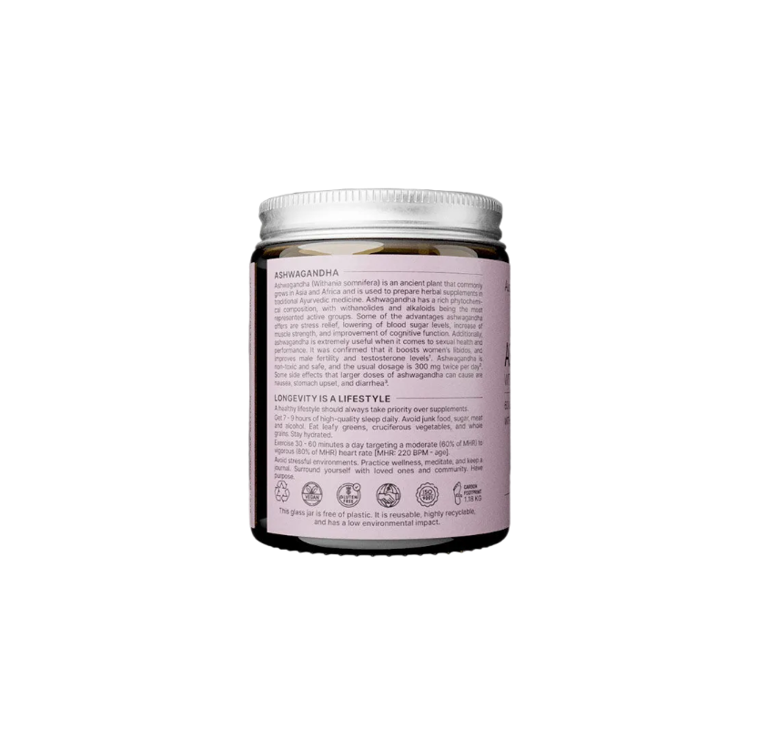 Augment Life - Ashwagandha (Withania somnifera) - 200 mg - 5% Withanolides