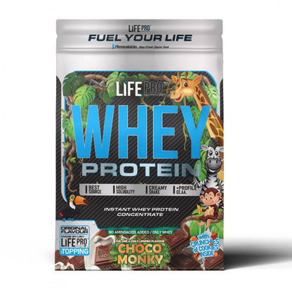 Life Pro Whey Choco Monky 1kg Bag Edition image 0