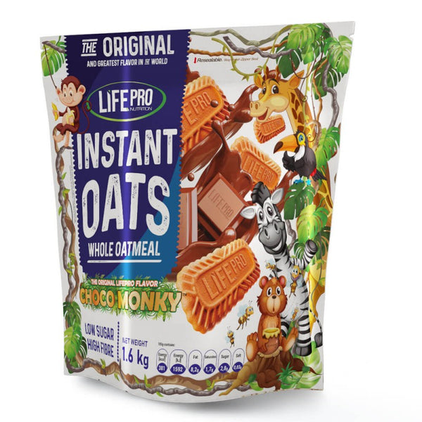 Life Pro Fit Food Instant Oats Premium Choco Monky 1.6kg image 0