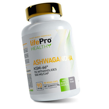 Life Pro Ashwagandha 500mg ksm66 90 Vcaps New image 1