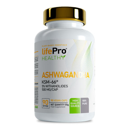 Life Pro Ashwagandha 500mg ksm66 90 Vcaps New image 0