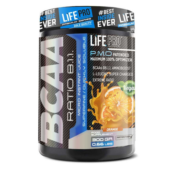 Life Pro Bcaa Pro 8:1:1 300 G. - Orange image
