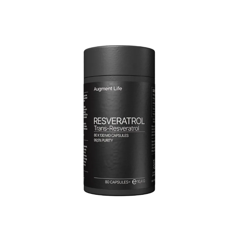 Augment Life - Trans-Resveratrol - Capsules - >99.5% Pure with Piperin