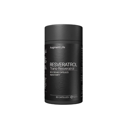 Augment Life - Trans-Resveratrol - Capsules - >99.5% Pure with Piperin