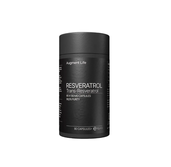 Augment Life - Trans-Resveratrol - Capsules - >99.5% Pure with Piperin