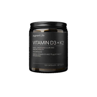 Augment Life - Vitamin D3 K2 (MK7) - Vegan - 120 capsules - 4000 iu + 75 µg