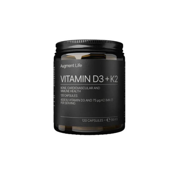 Augment Life - Vitamin D3 K2 (MK7) - Vegan - 120 capsules - 4000 iu + 75 µg